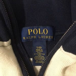 Boys Polo half zip fleece